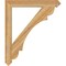 Ekena Millwork Olympic Arts & Crafts Rough Sawn Bracket, Western Red Cedar, 4"W x 34"D x 40"H BKT04X34X40OLY03RWR - alternate 4